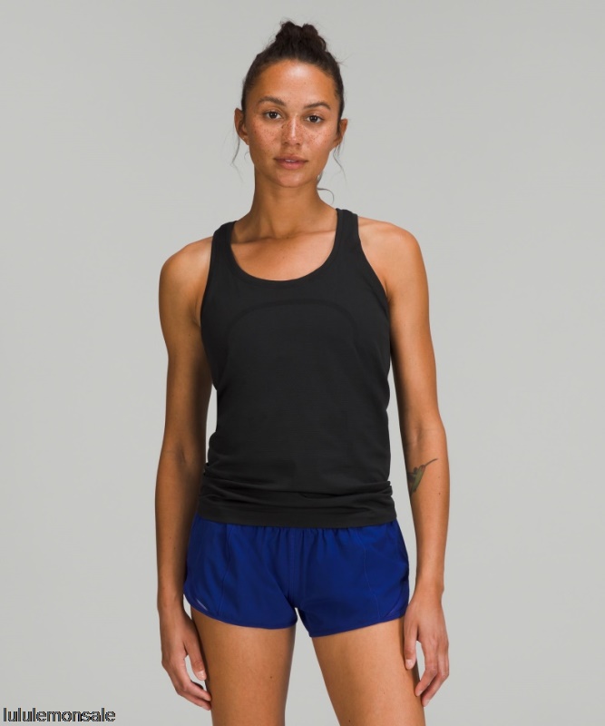 Lululemon Damen DELULU540 | Swiftly Tech Racerback Tank Top 20 Schwarz